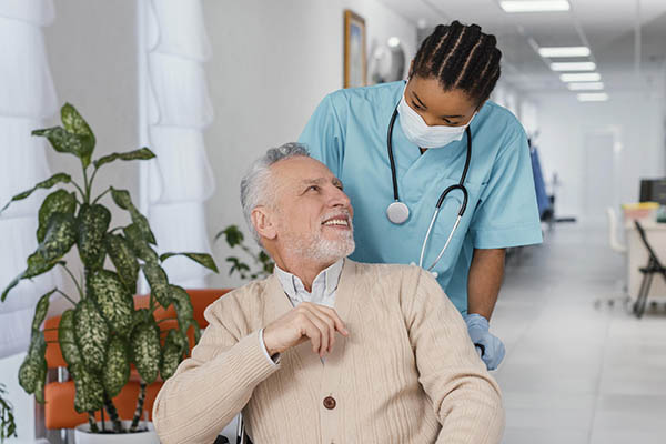 Photo of Patient and Nurse